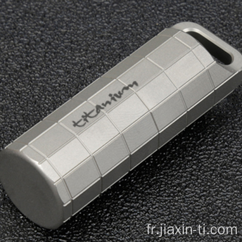 Pilule Container Capsule Capsule Titanium Pill Box